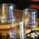 Transparent Set Of 6 Solid Water Or Juice Glasses 260 ml