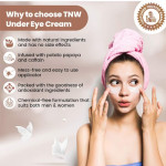 TNW The Natural Wash Under Eye Cream 15 ml with cooling massage roller