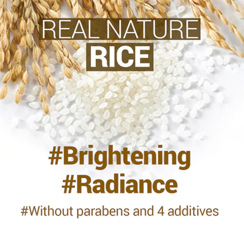 Real Nature Brightening Rice Face Mask